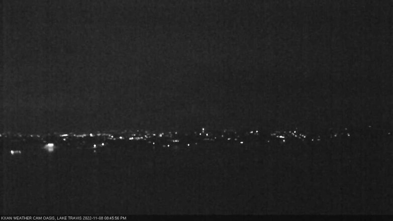 Lake Travis webcam, November 8, 2022 8:45 PM CT