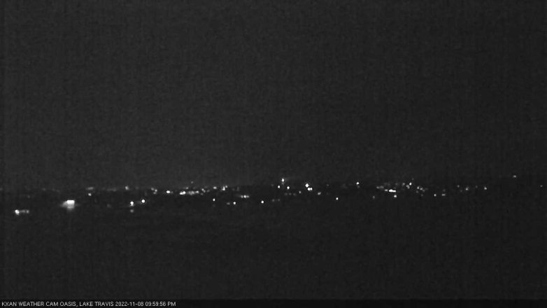 Lake Travis webcam, November 8, 2022 10:00 PM CT