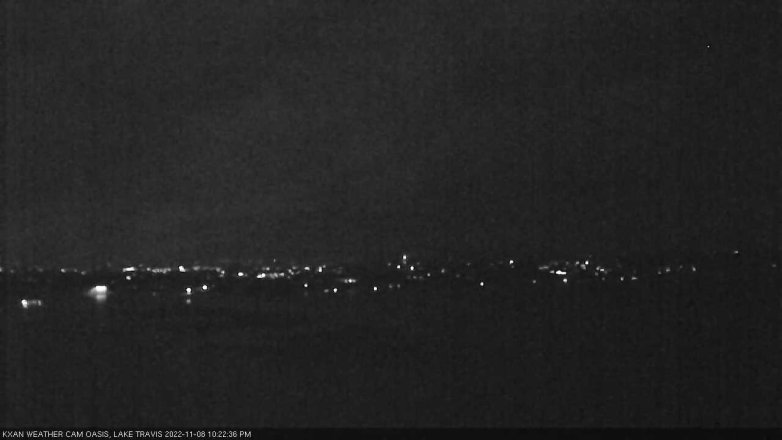 Lake Travis webcam, November 8, 2022 10:25 PM CT