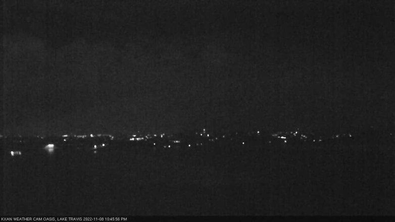 Lake Travis webcam, November 8, 2022 10:45 PM CT