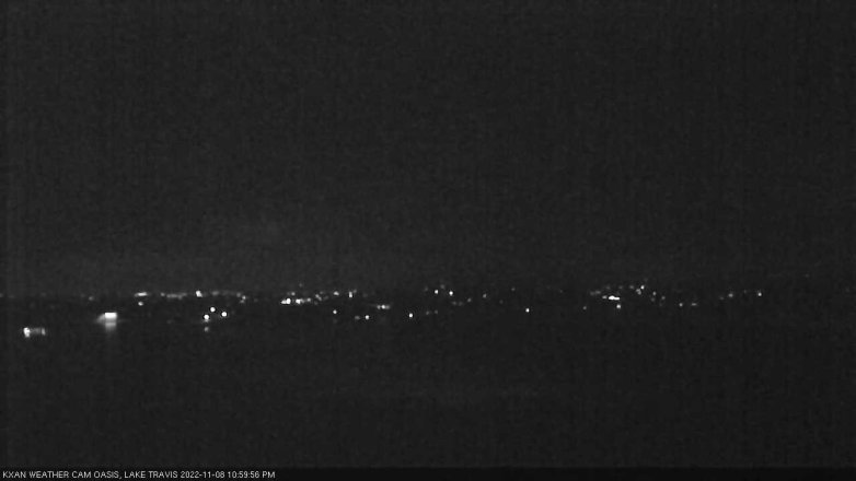 Lake Travis webcam, November 8, 2022 11:00 PM CT