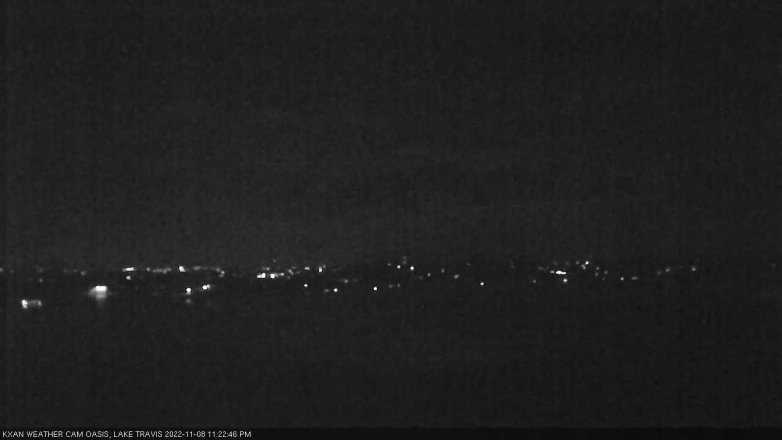 Lake Travis webcam, November 8, 2022 11:25 PM CT
