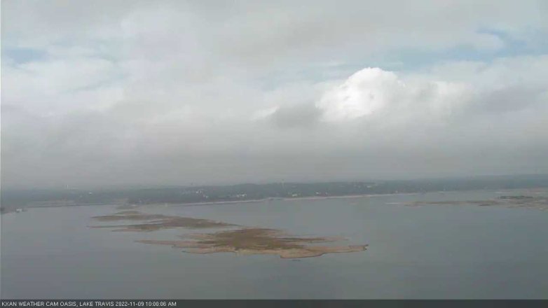 Lake Travis webcam, November 9, 2022 10:00 AM CT