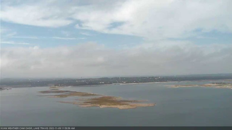 Lake Travis webcam, November 9, 2022 12:00 PM CT
