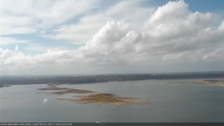 Lake Travis webcam, November 9, 2022 1:25 PM CT
