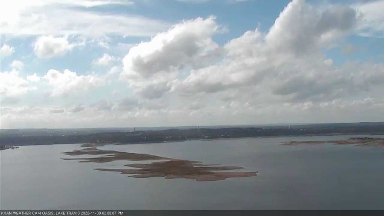 Lake Travis webcam, November 9, 2022 2:00 PM CT
