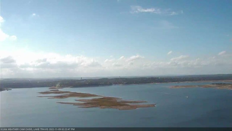 Lake Travis webcam, November 9, 2022 2:25 PM CT
