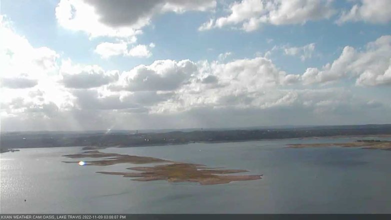 Lake Travis webcam, November 9, 2022 3:00 PM CT