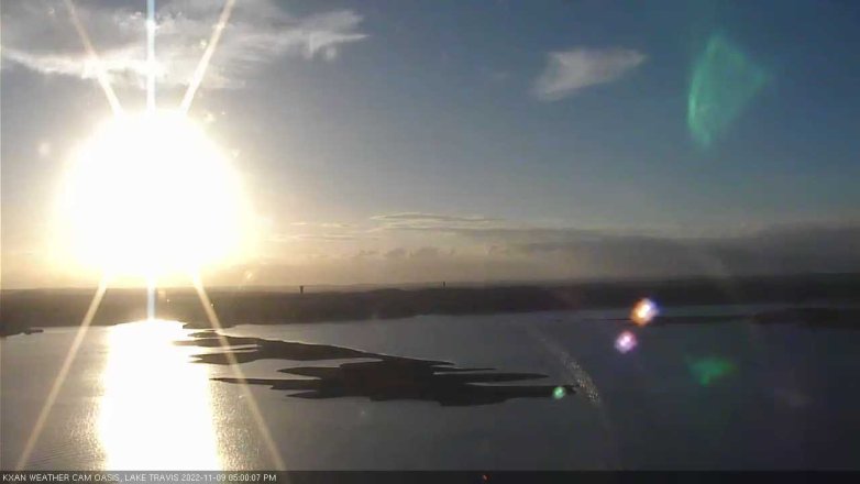 Lake Travis webcam, November 9, 2022 5:00 PM CT