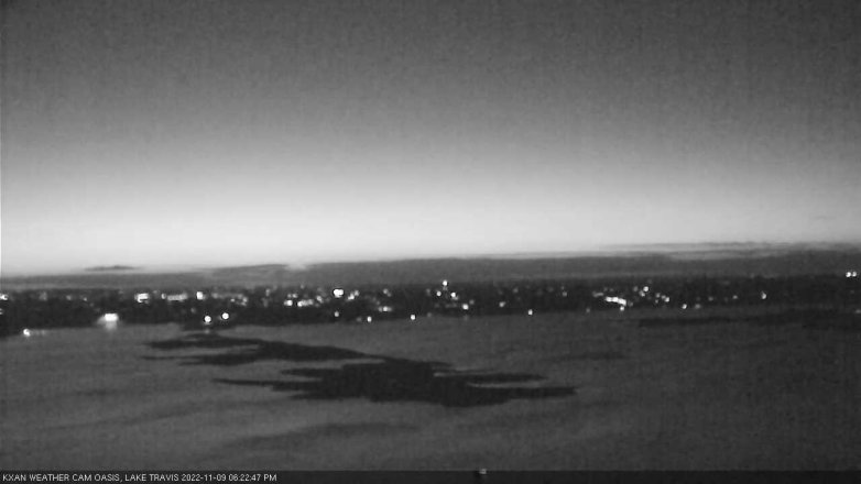 Lake Travis webcam, November 9, 2022 6:25 PM CT