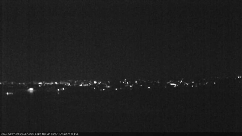Lake Travis webcam, November 9, 2022 7:25 PM CT