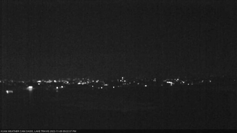 Lake Travis webcam, November 9, 2022 9:25 PM CT