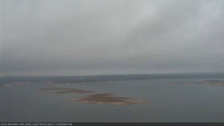 Lake Travis webcam, November 10, 2022 9:00 AM CT