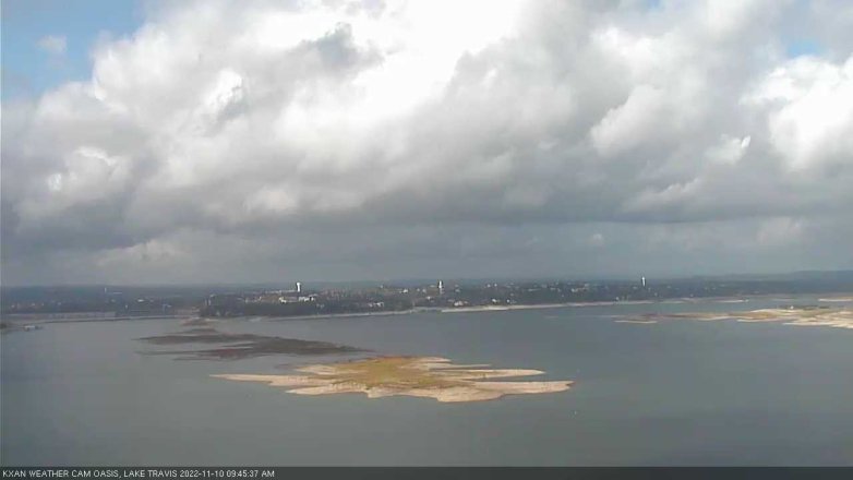 Lake Travis webcam, November 10, 2022 9:45 AM CT