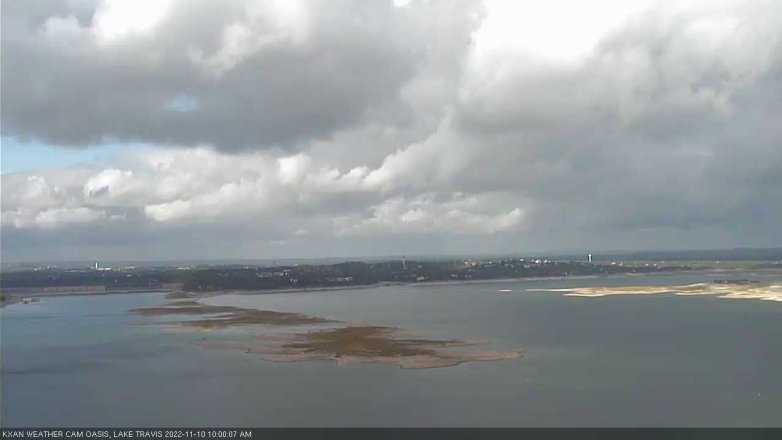 Lake Travis webcam, November 10, 2022 10:00 AM CT