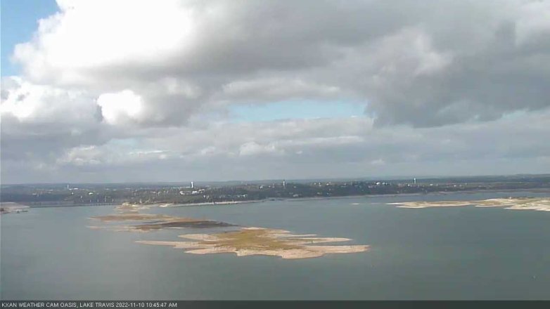 Lake Travis webcam, November 10, 2022 10:45 AM CT