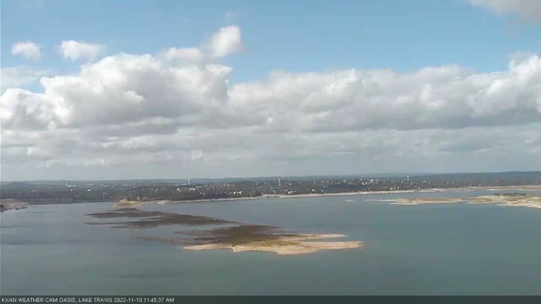 Lake Travis webcam, November 10, 2022 11:45 AM CT