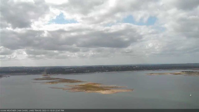 Lake Travis webcam, November 10, 2022 1:25 PM CT