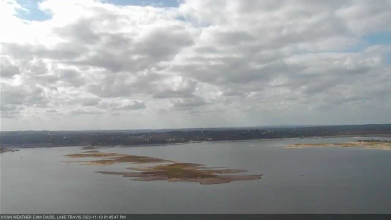 Lake Travis webcam, November 10, 2022 1:45 PM CT
