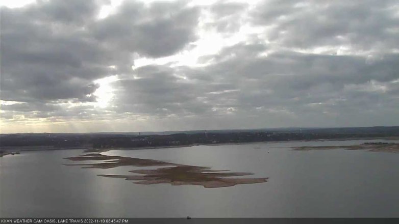 Lake Travis webcam, November 10, 2022 3:45 PM CT