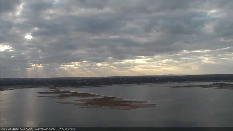 Lake Travis webcam, November 10, 2022 4:45 PM CT