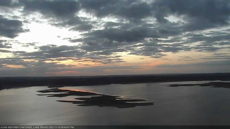 Lake Travis webcam, November 10, 2022 5:45 PM CT