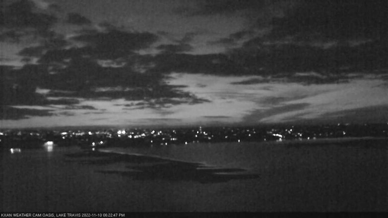 Lake Travis webcam, November 10, 2022 6:25 PM CT