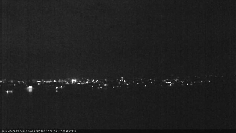 Lake Travis webcam, November 10, 2022 6:45 PM CT
