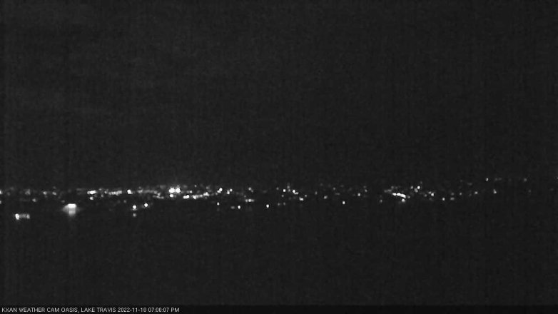 Lake Travis webcam, November 10, 2022 7:00 PM CT