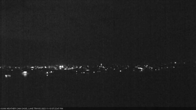 Lake Travis webcam, November 10, 2022 7:25 PM CT