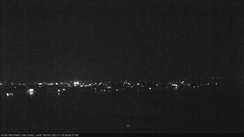 Lake Travis webcam, November 10, 2022 8:45 PM CT