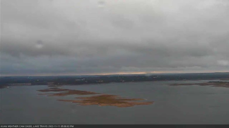 Lake Travis webcam, November 11, 2022 5:00 PM CT