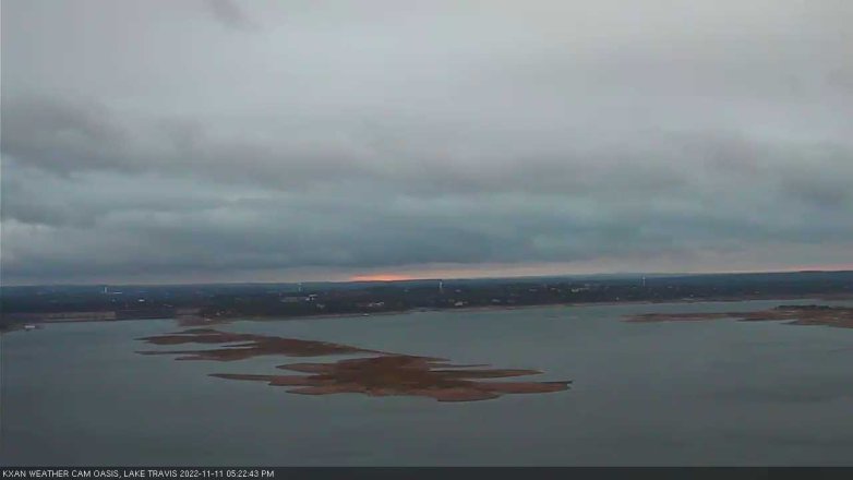 Lake Travis webcam, November 11, 2022 5:25 PM CT