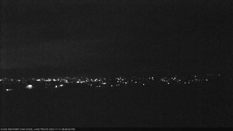 Lake Travis webcam, November 11, 2022 6:45 PM CT