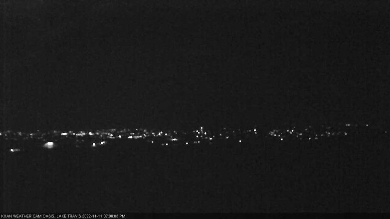 Lake Travis webcam, November 11, 2022 7:00 PM CT