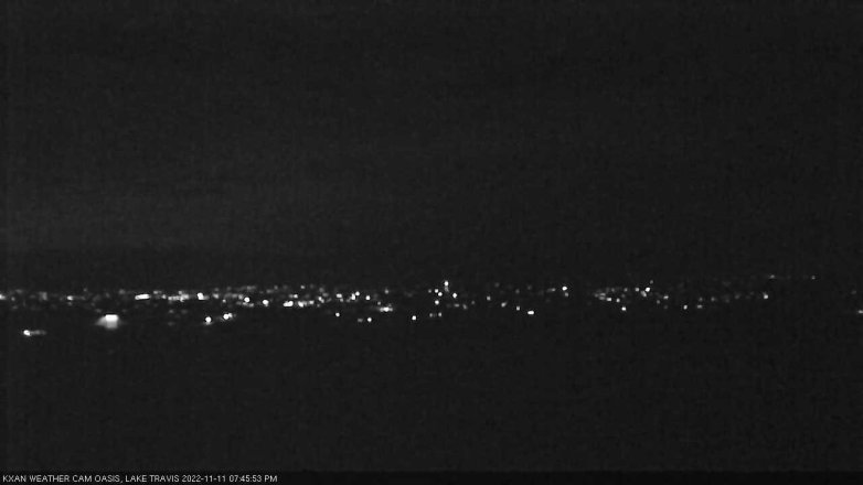 Lake Travis webcam, November 11, 2022 7:45 PM CT
