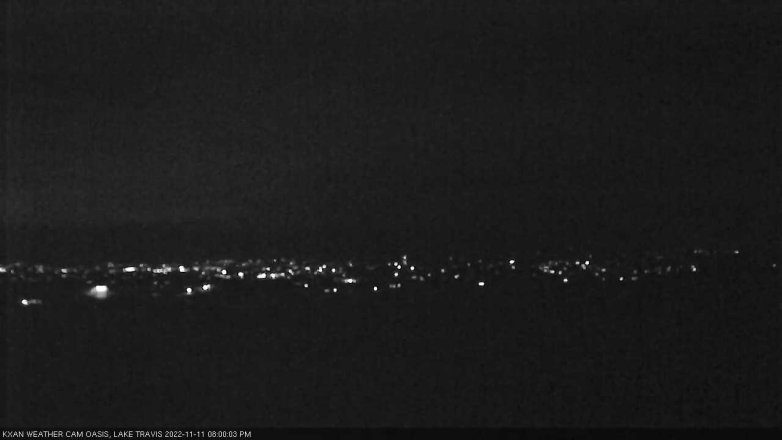 Lake Travis webcam, November 11, 2022 8:00 PM CT