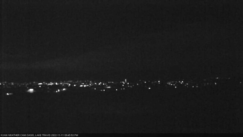 Lake Travis webcam, November 11, 2022 9:45 PM CT