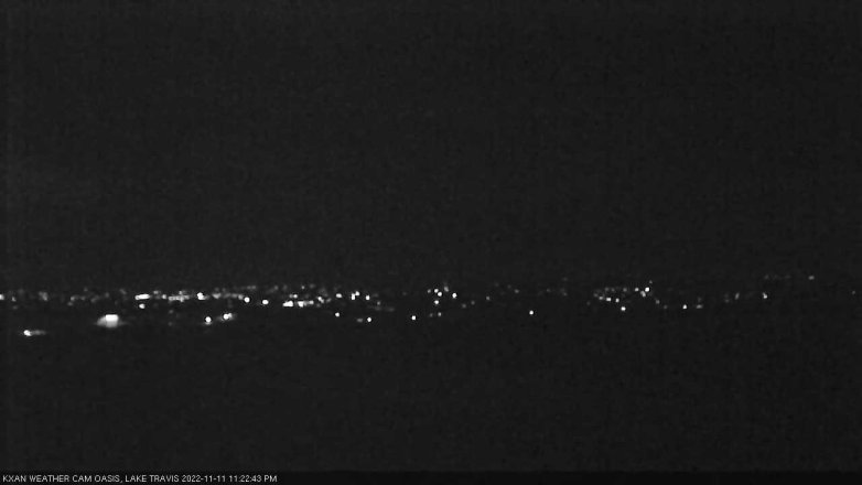 Lake Travis webcam, November 11, 2022 11:25 PM CT
