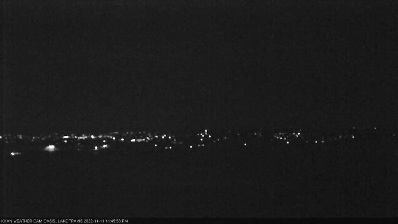 Lake Travis webcam, November 11, 2022 11:45 PM CT