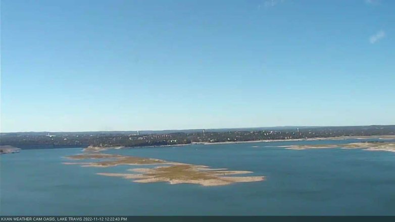 Lake Travis webcam, November 12, 2022 12:25 PM CT