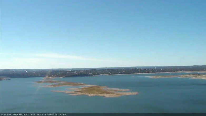 Lake Travis webcam, November 12, 2022 1:25 PM CT