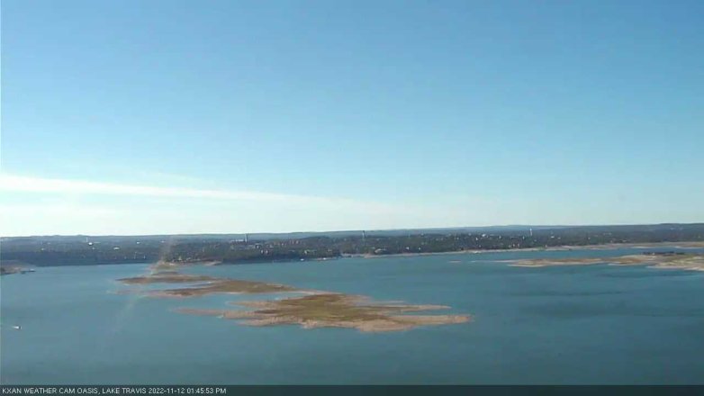 Lake Travis webcam, November 12, 2022 1:45 PM CT