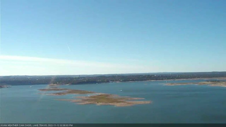 Lake Travis webcam, November 12, 2022 2:00 PM CT