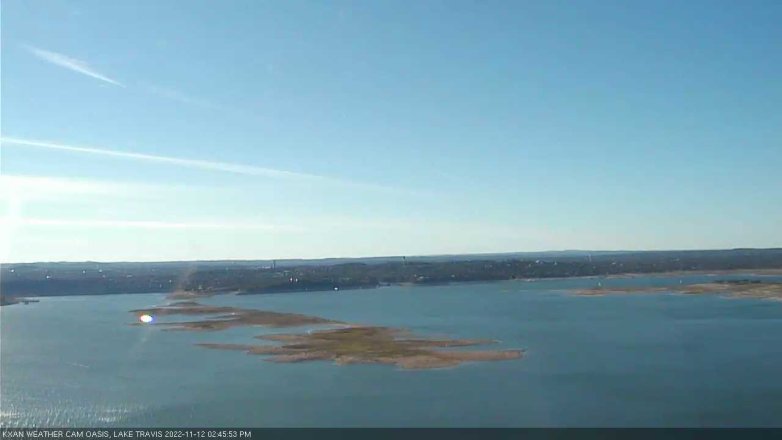 Lake Travis webcam, November 12, 2022 2:45 PM CT