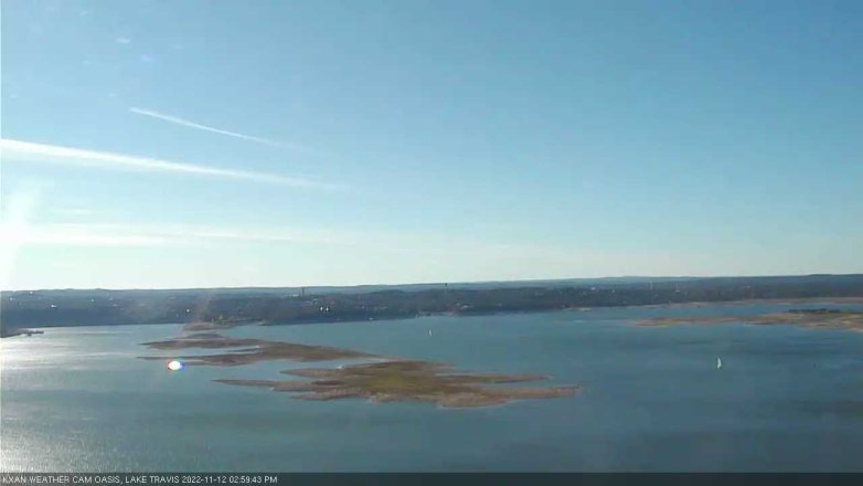 Lake Travis webcam, November 12, 2022 3:00 PM CT