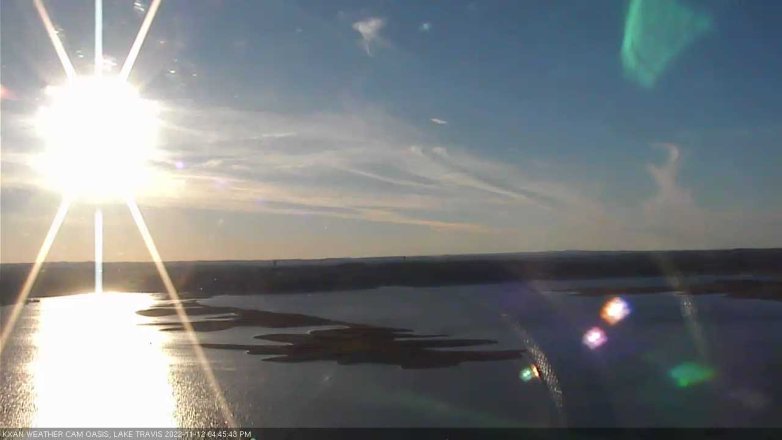 Lake Travis webcam, November 12, 2022 4:45 PM CT