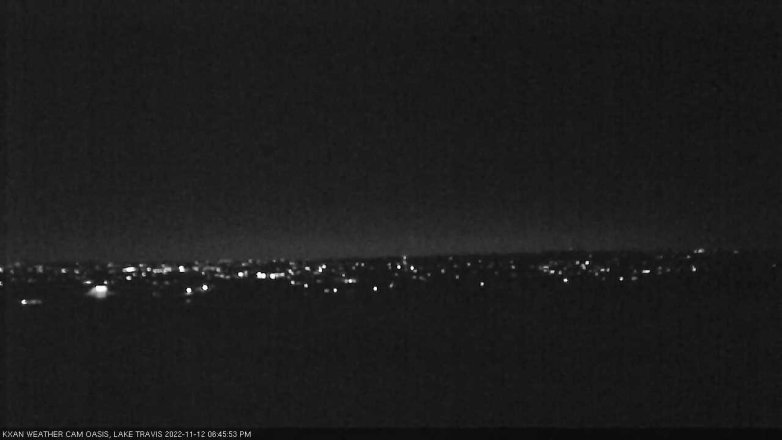 Lake Travis webcam, November 12, 2022 6:45 PM CT