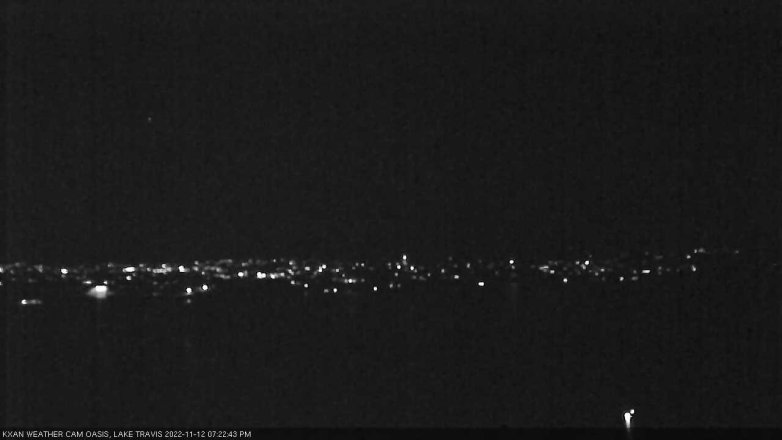 Lake Travis webcam, November 12, 2022 7:25 PM CT