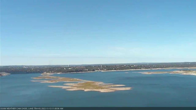 Lake Travis webcam, November 13, 2022 11:00 AM CT